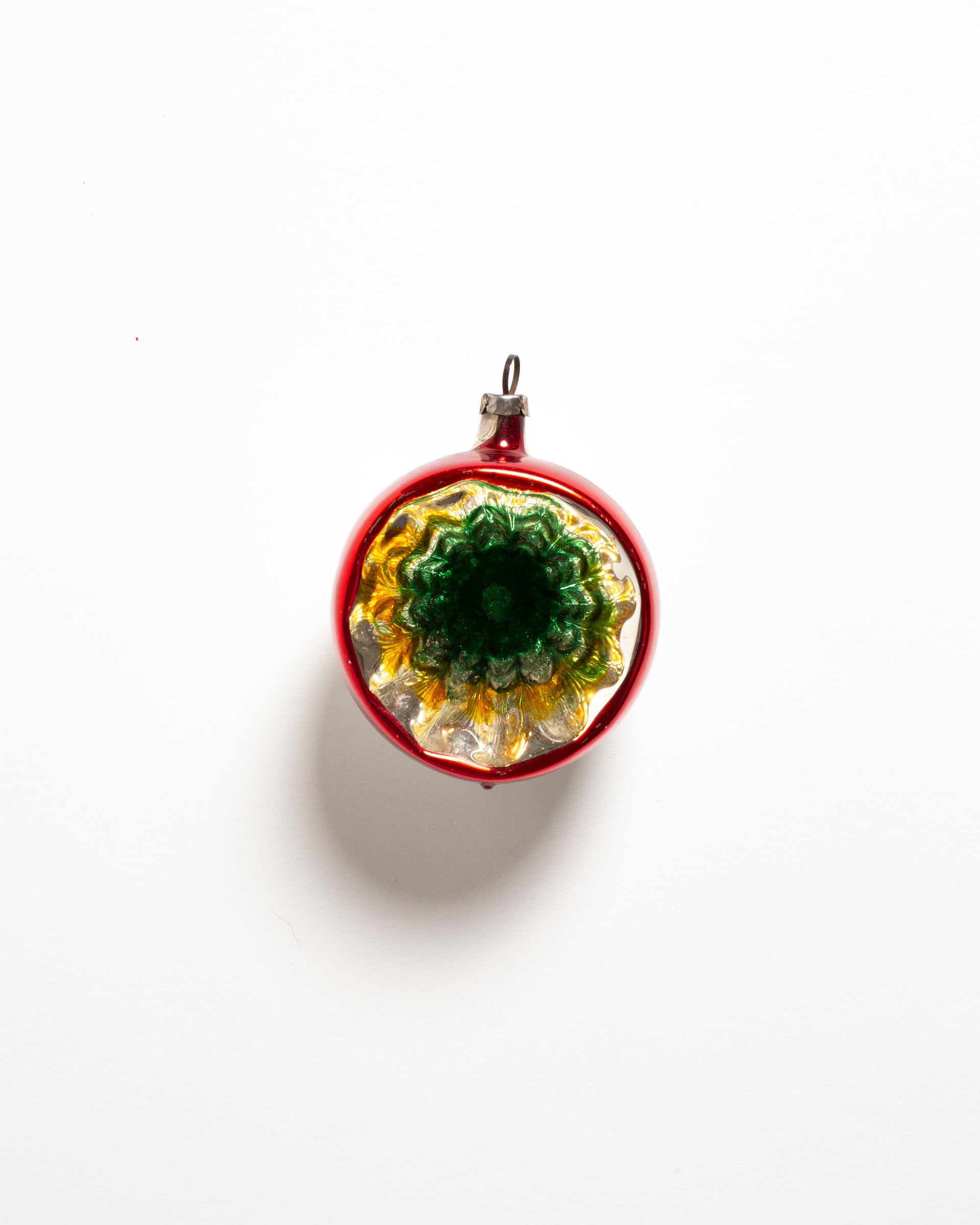 SMALL VINTAGE CHRISTMAS ORNAMENT IN MULTICOLOUR