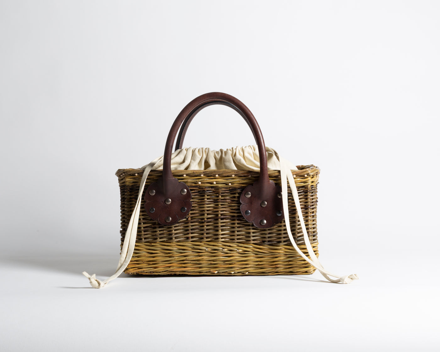 JW ANDERSON X EDDIE GLEW BASKET BAG IN BROWN