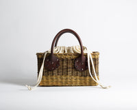 JW ANDERSON X EDDIE GLEW BASKET BAG IN BROWN