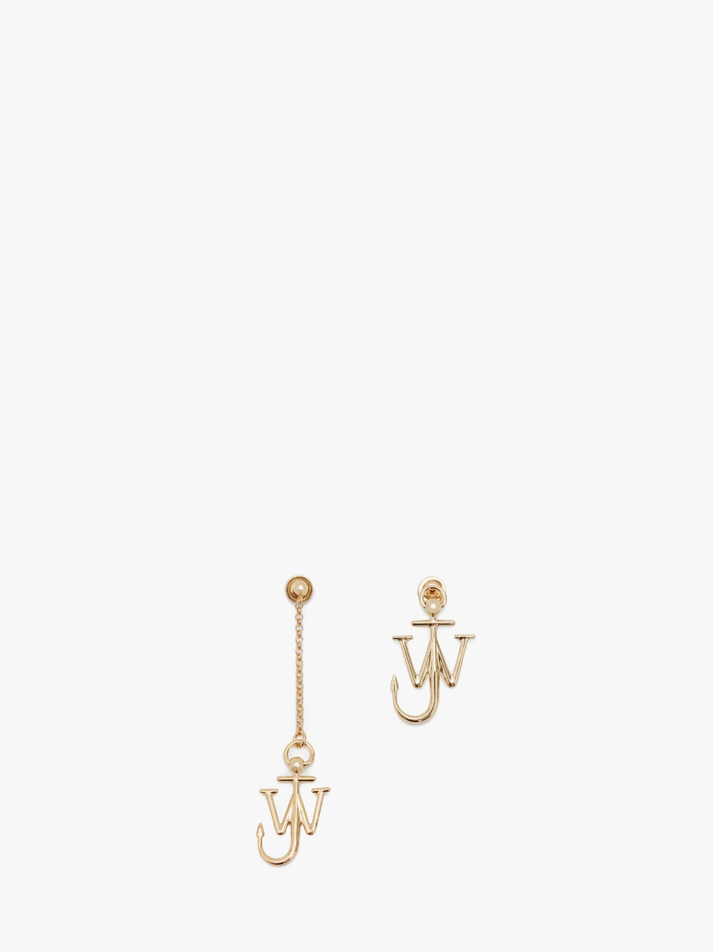 CL_ASYMMETRIC ANCHOR EARRINGS - GOLD/SILVER TONE_JY0067OT0003