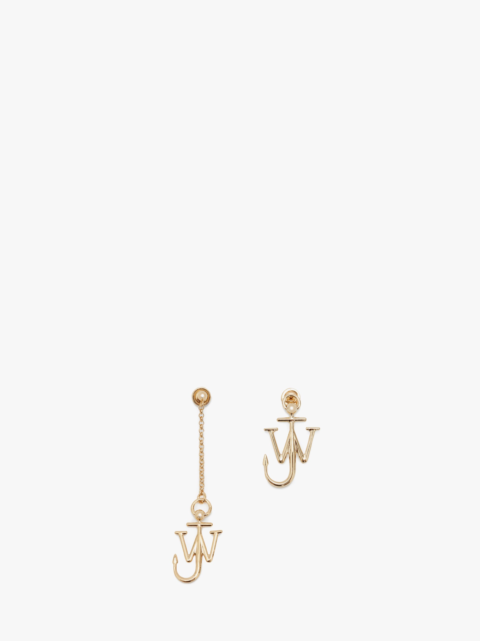 ASYMMETRIC ANCHOR EARRINGS