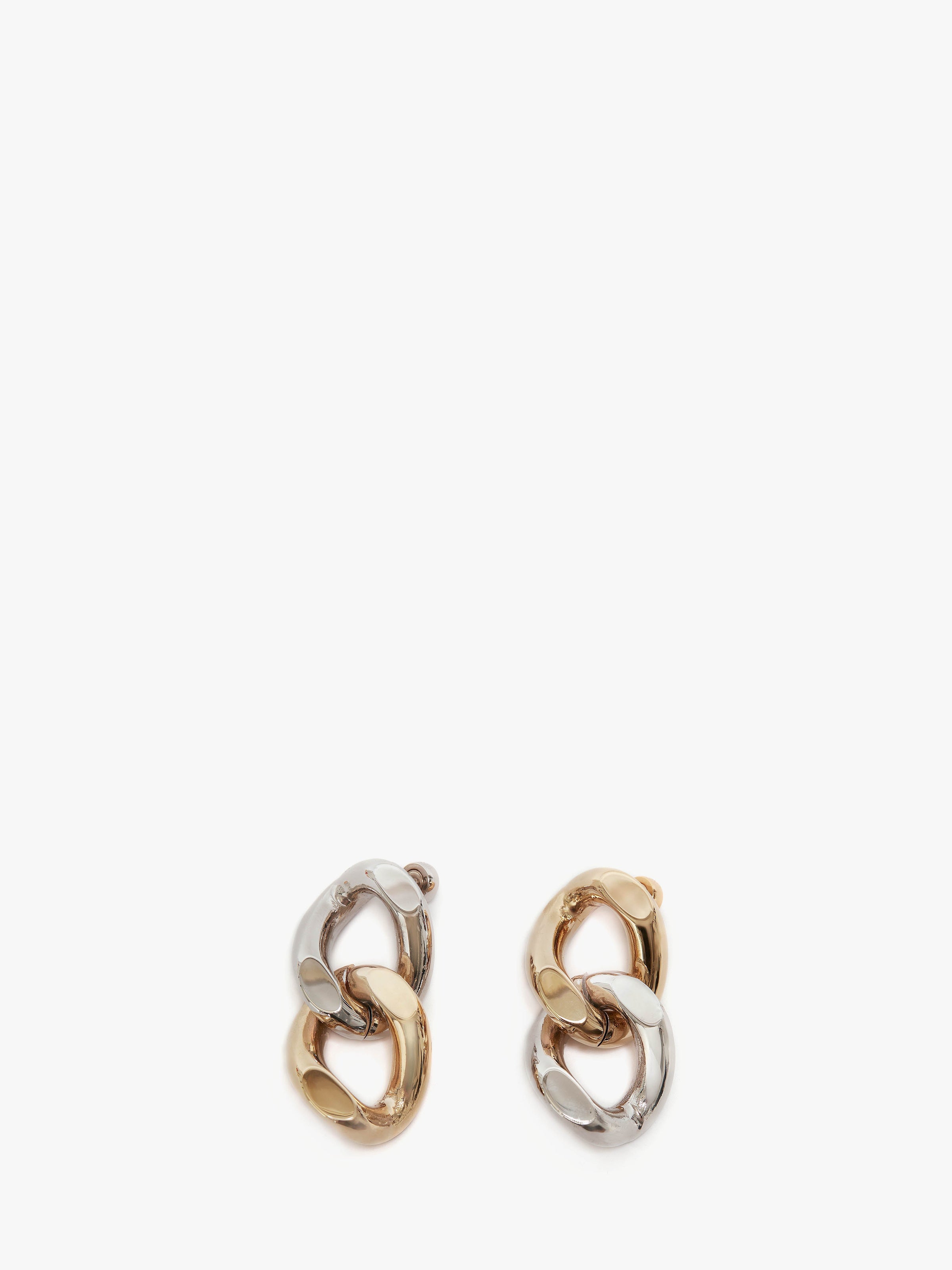 CL_CHAIN LINK DROP EARRINGS - SILVER TONE/GOLD_JY0169OT0029