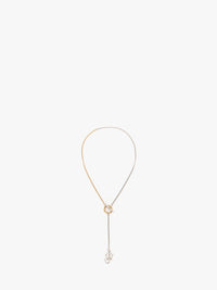 CL_ANCHOR PENDANT NECKLACE - GOLD/SILVER TONE_JY0176OT0029