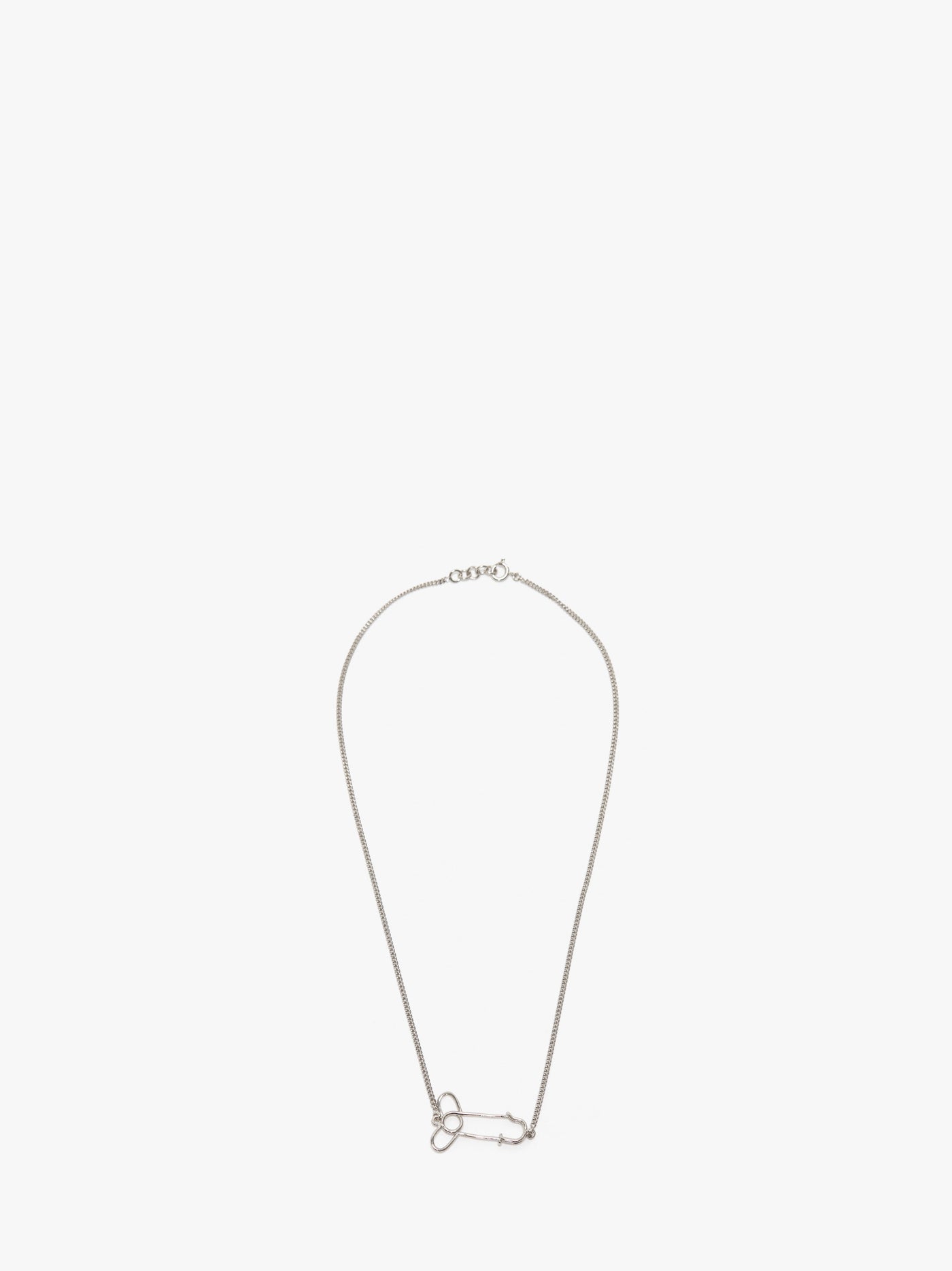 CL_PENIS PIN PENDANT NECKLACE - SILVER TONE_JY0213OT0023