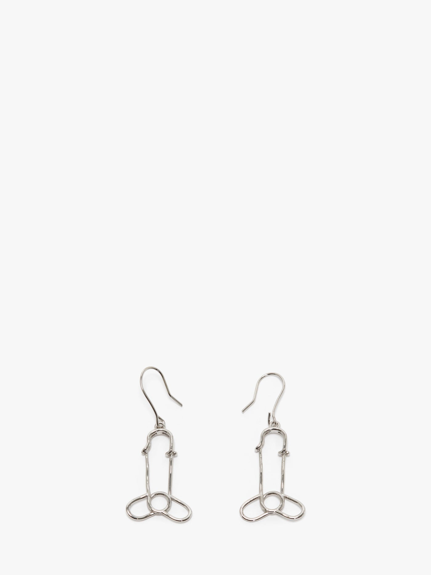 CL_PENIS PIN DROP EARRINGS - SILVER TONE_JY0214OT0023