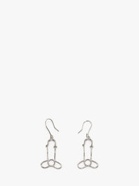 CL_PENIS PIN DROP EARRINGS - SILVER TONE_JY0214OT0023