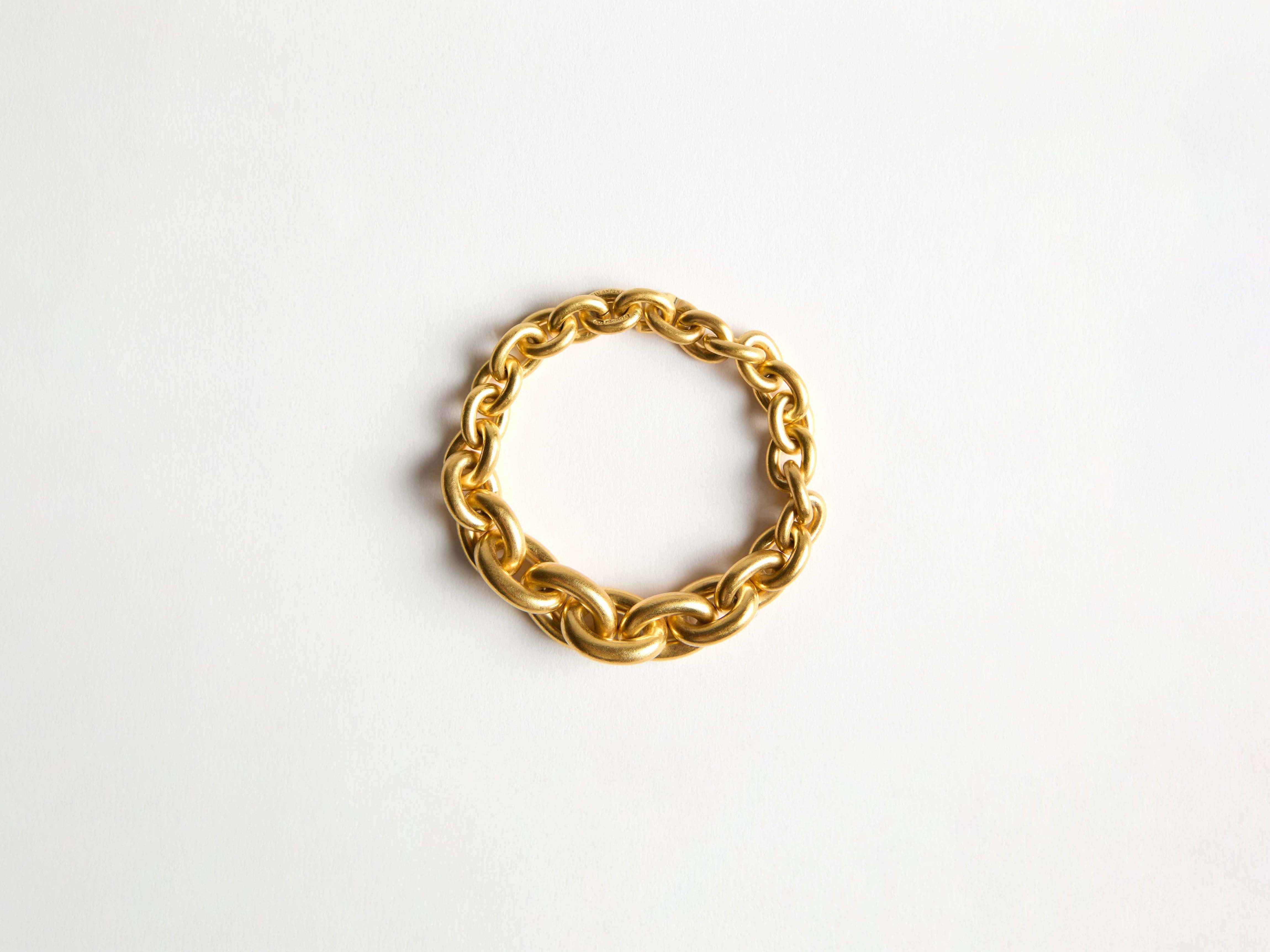 jwアンダーソン CHAIN-LINK BRACELET IN 18KT YELLOW GOLD in GOLD JY0269OT0089120O/S