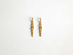 chain earrings gold Product Front 1