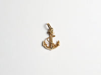 ANCHOR PENDANT IN 8K GOLD
