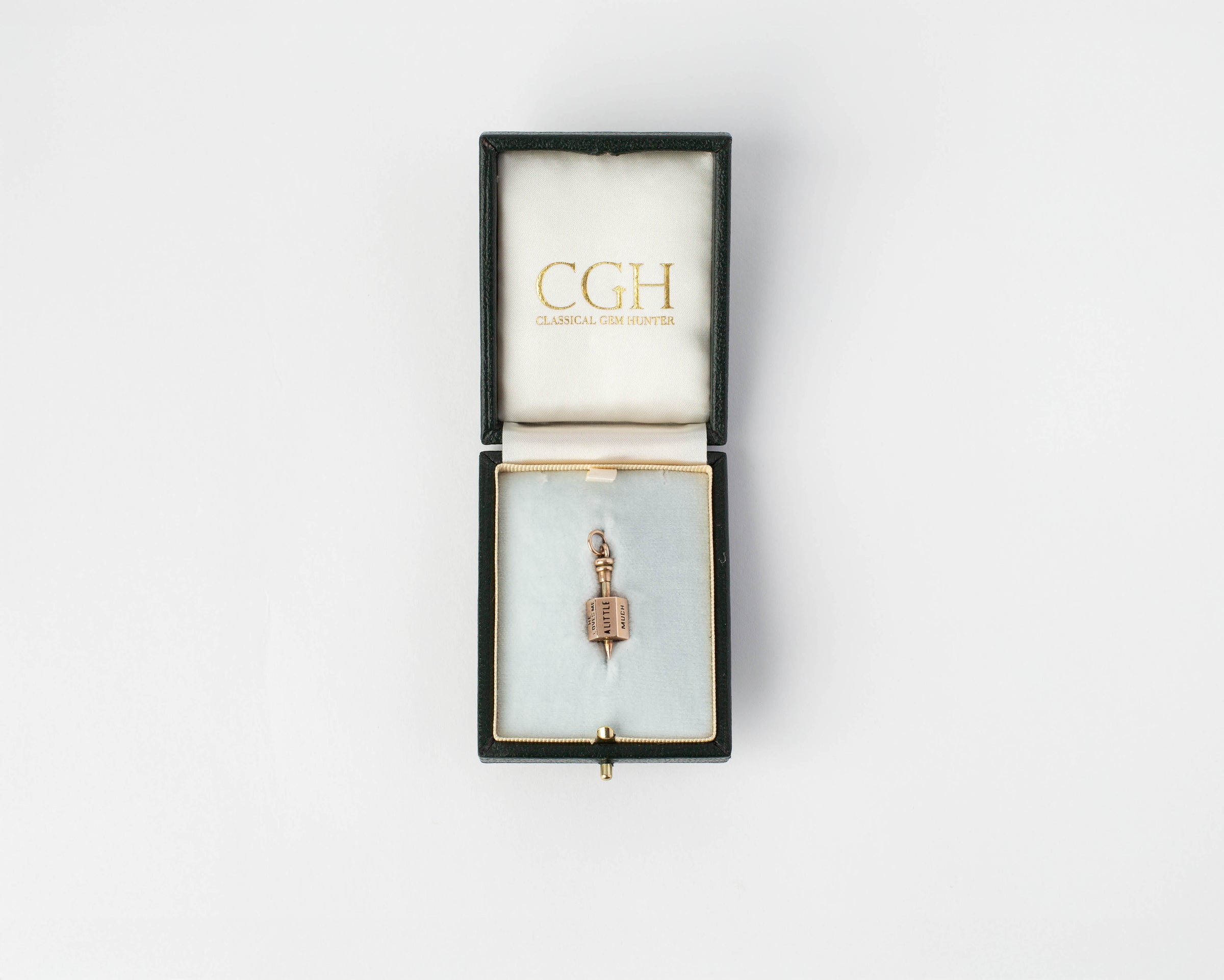 ENAMEL SPINNING TOP PENDANT IN 9kt GOLD