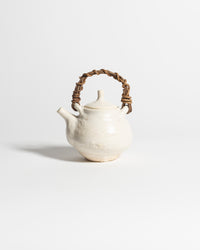 AKIKO HIRAI ROUND PLAIN TEAPOT CANE HANDLE