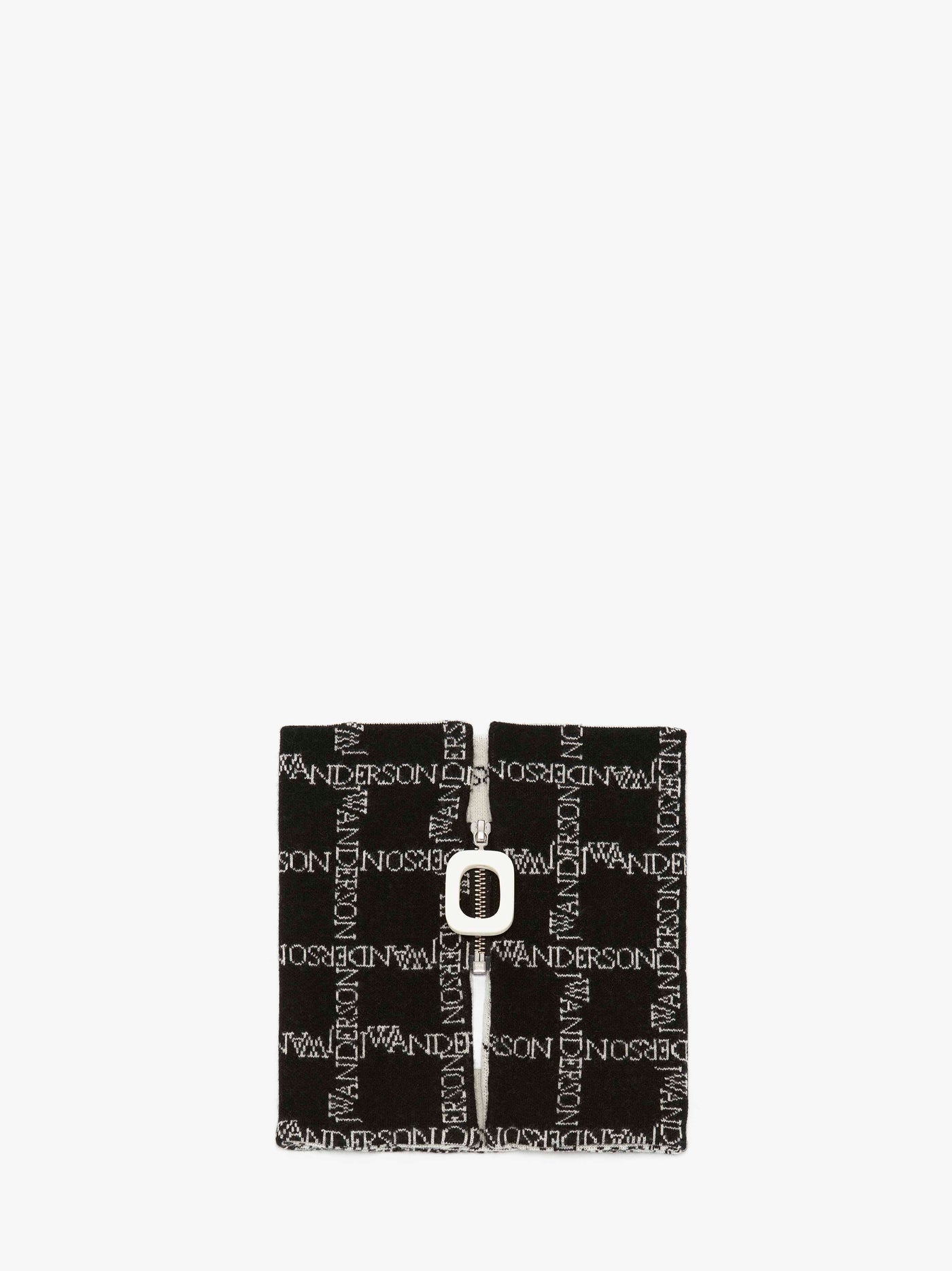 CL_LOGO GRID FOLDOVER NECKBAND - BLACK/OFF WHITE_KW0600YN0008