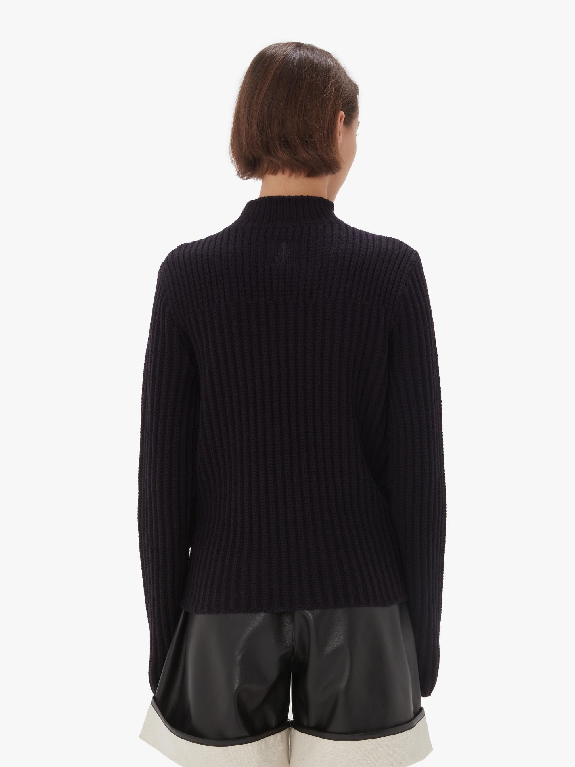 PANELLED FLAP SWEATER