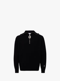 CL_HALF ZIP JUMPER - RUST_KW1285YN0372