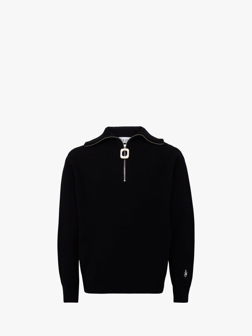 SWEATER WITH HALF ZIP