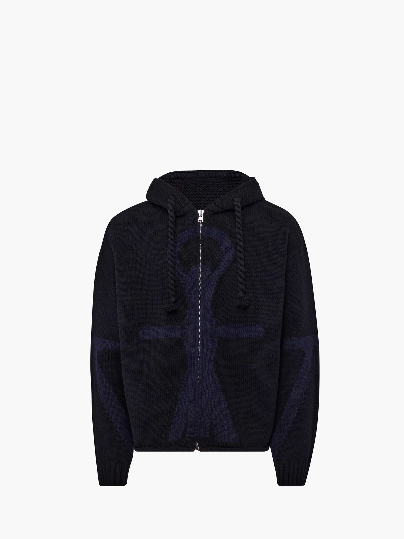 CL_ZIP UP ANCHOR HOODIE - BEIGE_KW1345YN0170