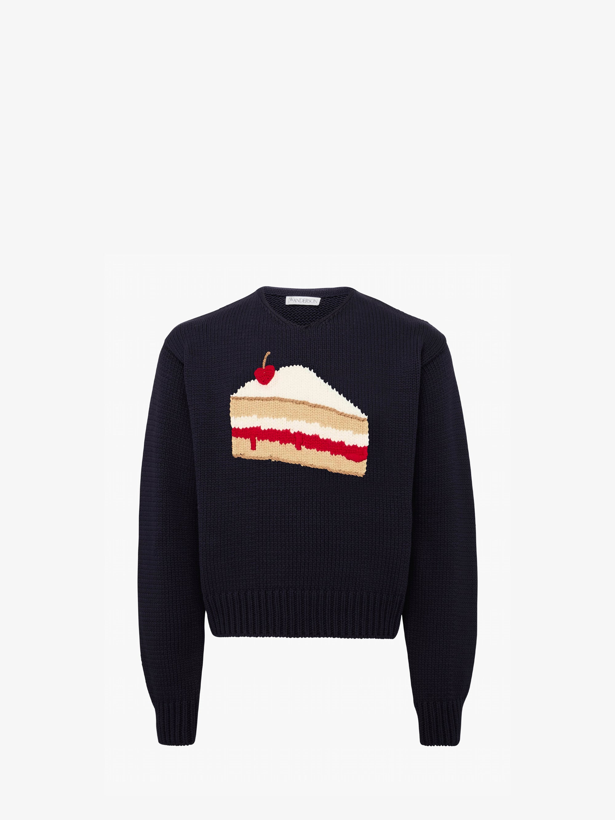 'CAKE' INTARSIA SWEATER