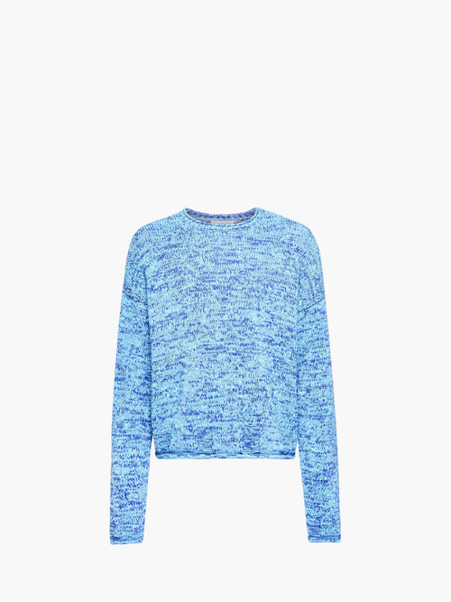 SPACE DYE CREWNECK SWEATER