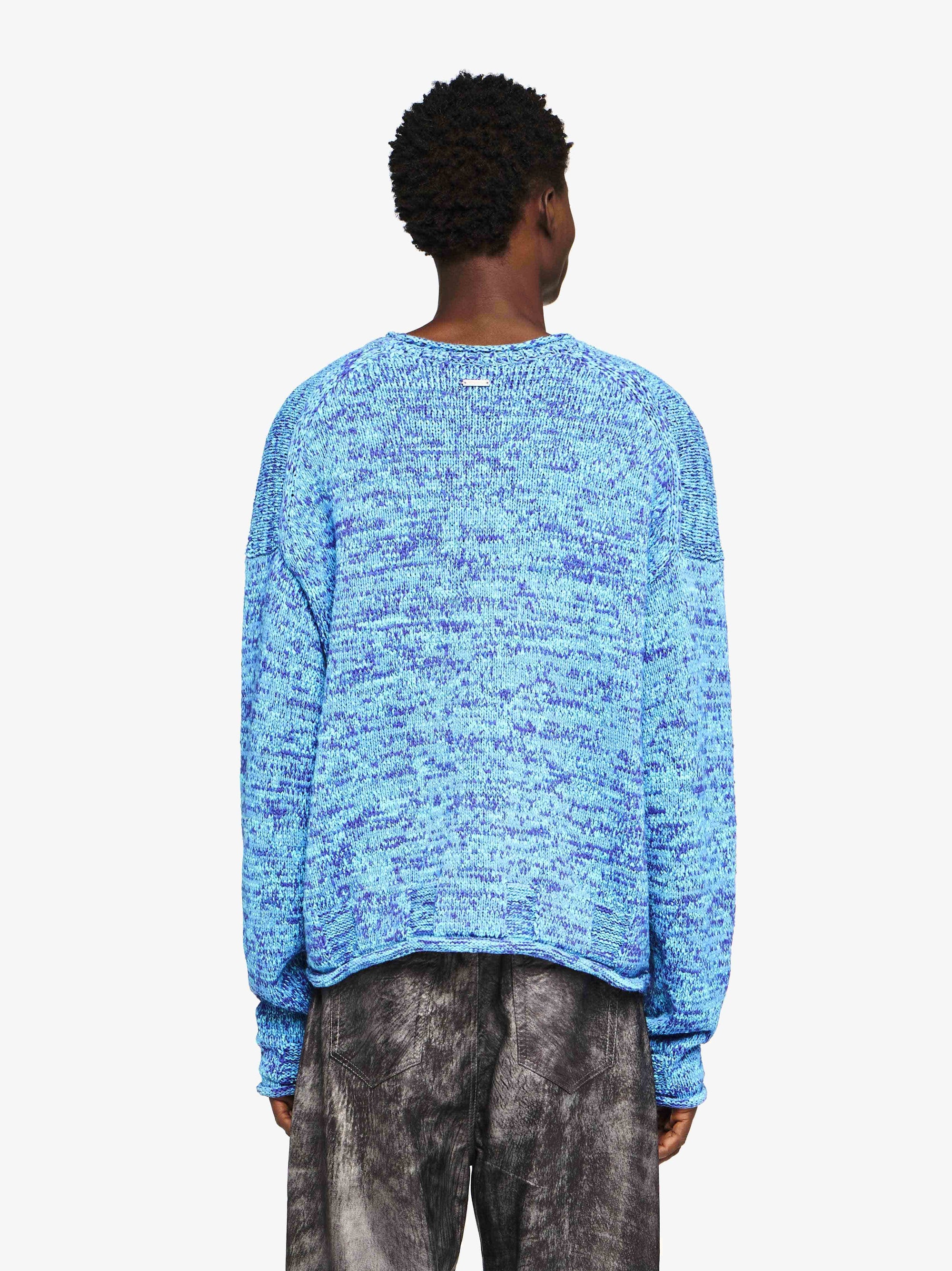 SPACE DYE CREWNECK SWEATER