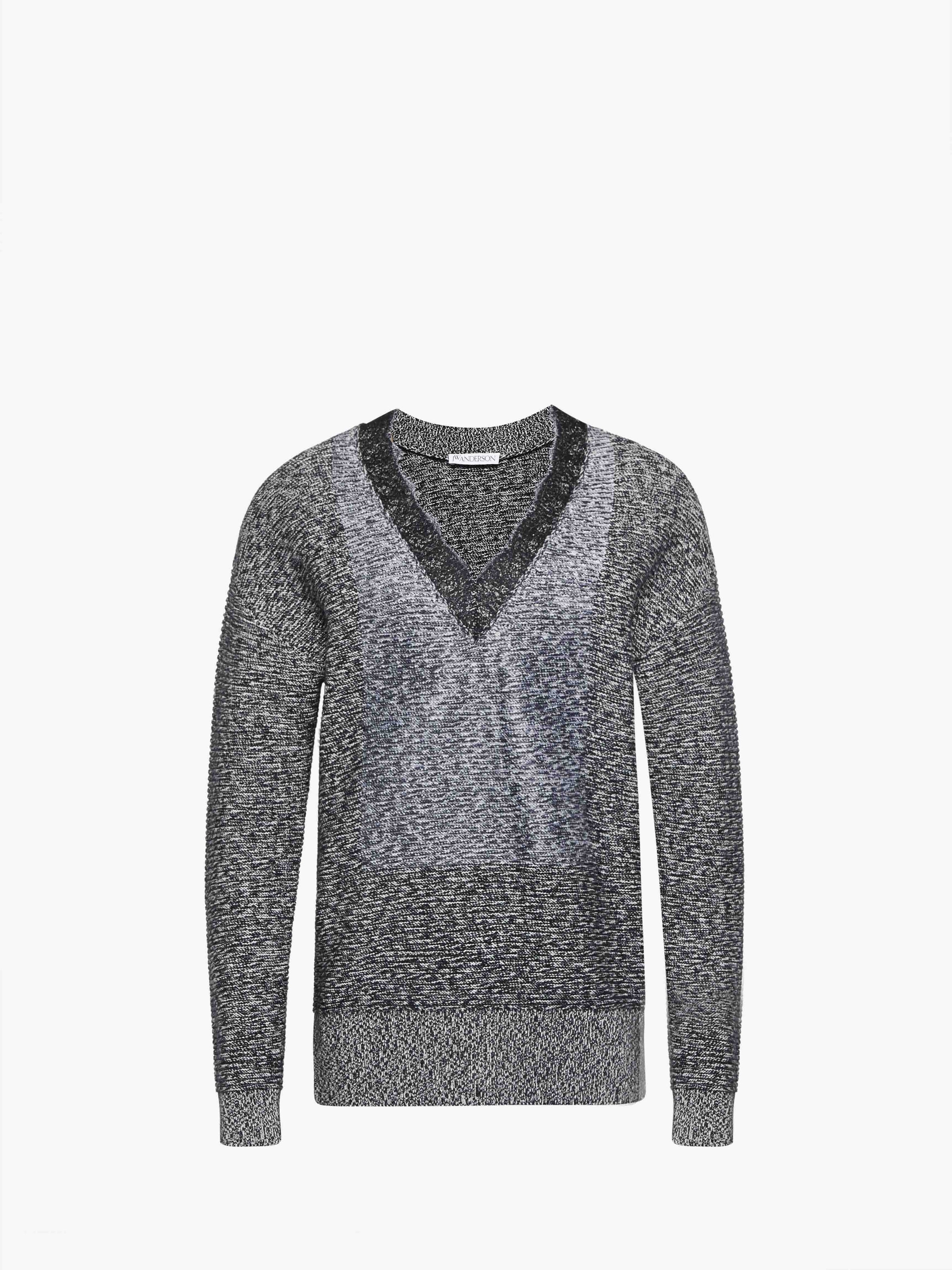 CL_LACE TRIM V NECK JUMPER - LAVENDER_KW1360YN0402