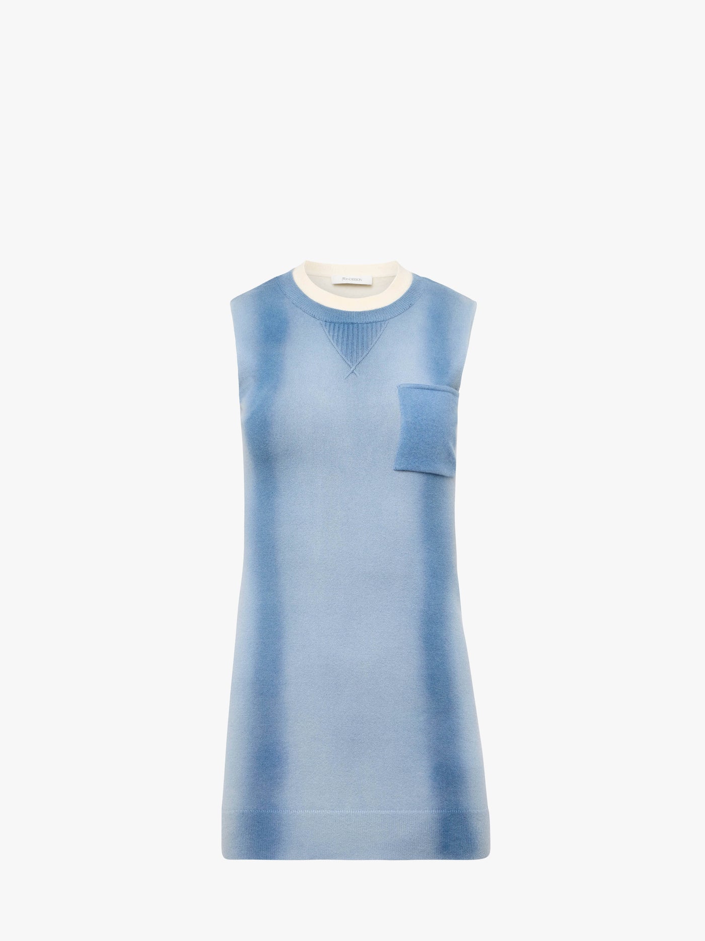 CL_LAYERED NECK MINI SHIFT DRESS - LIGHT TOBACCO_KW1382YN0436