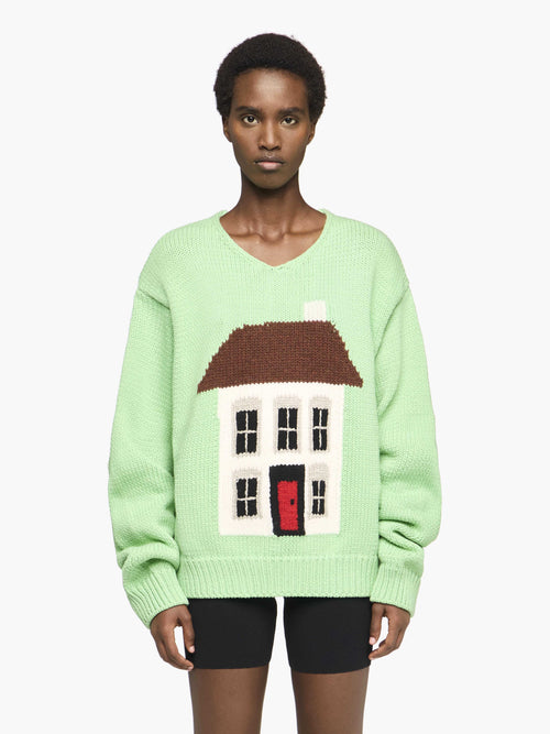 'HOUSE' GRAPHIC SWEATER