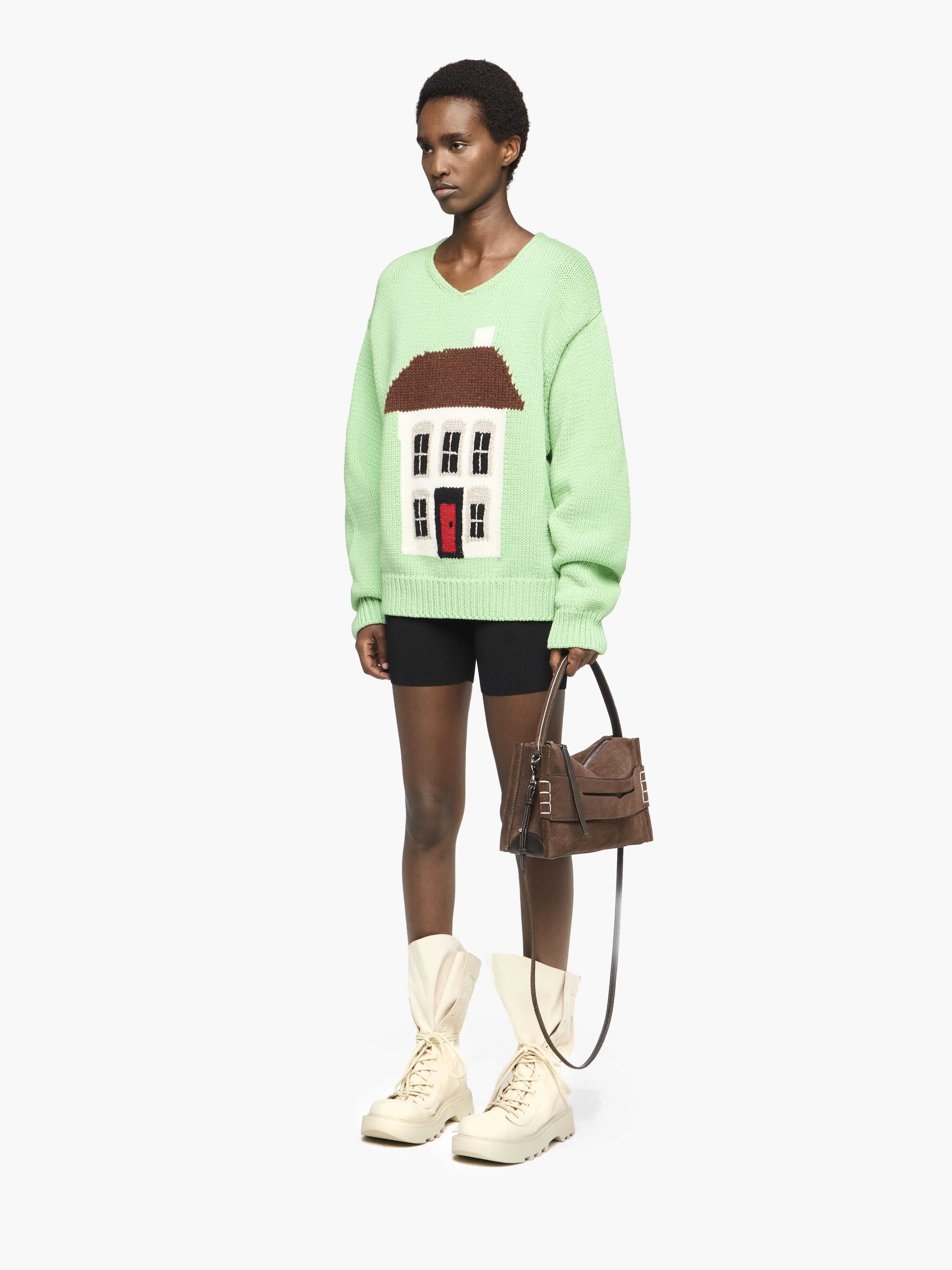 'HOUSE' GRAPHIC SWEATER