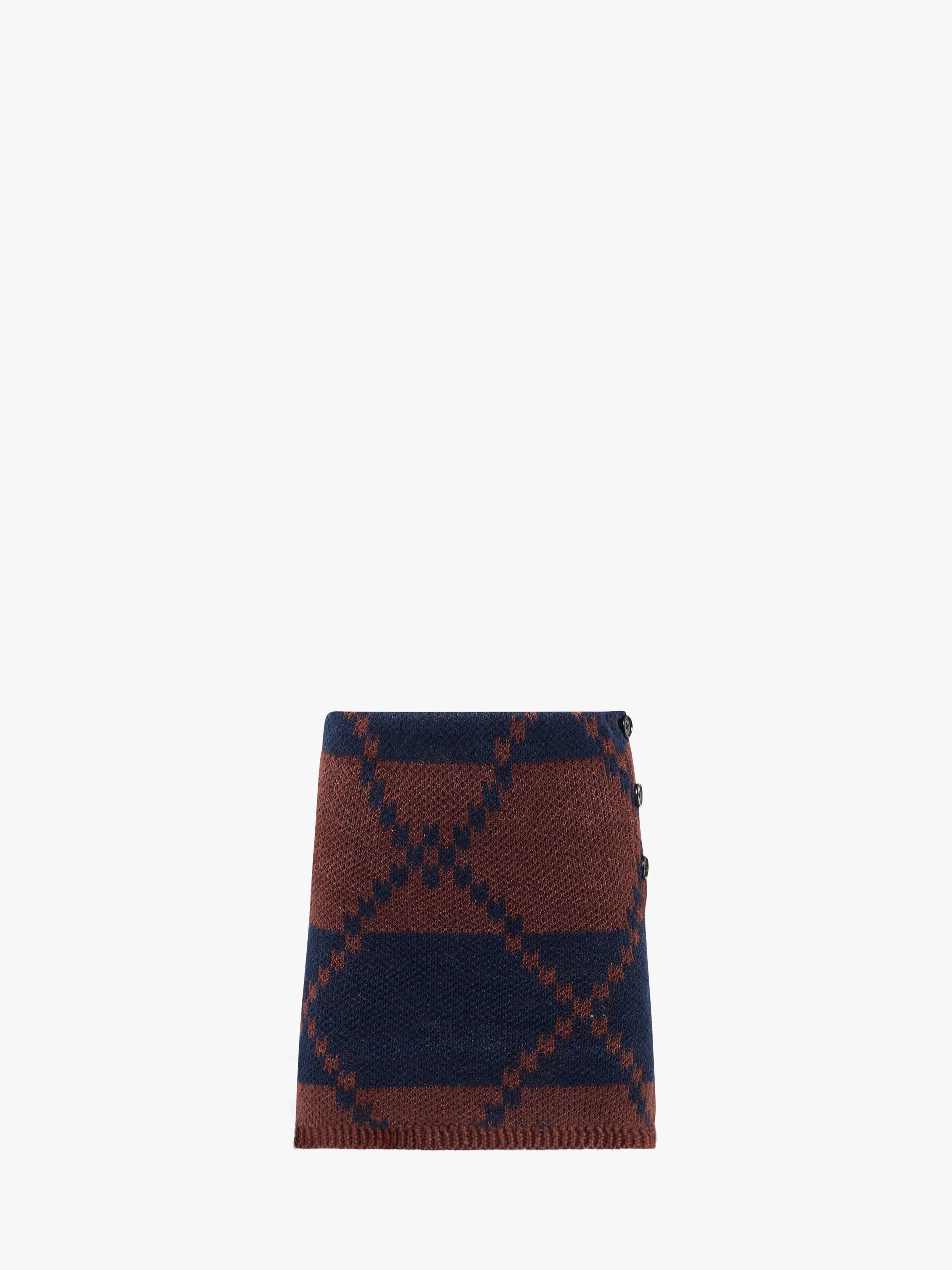 CL_FAIRISLE MINI SKIRT - OFF WHITE/NAVY_KW1412YN0439