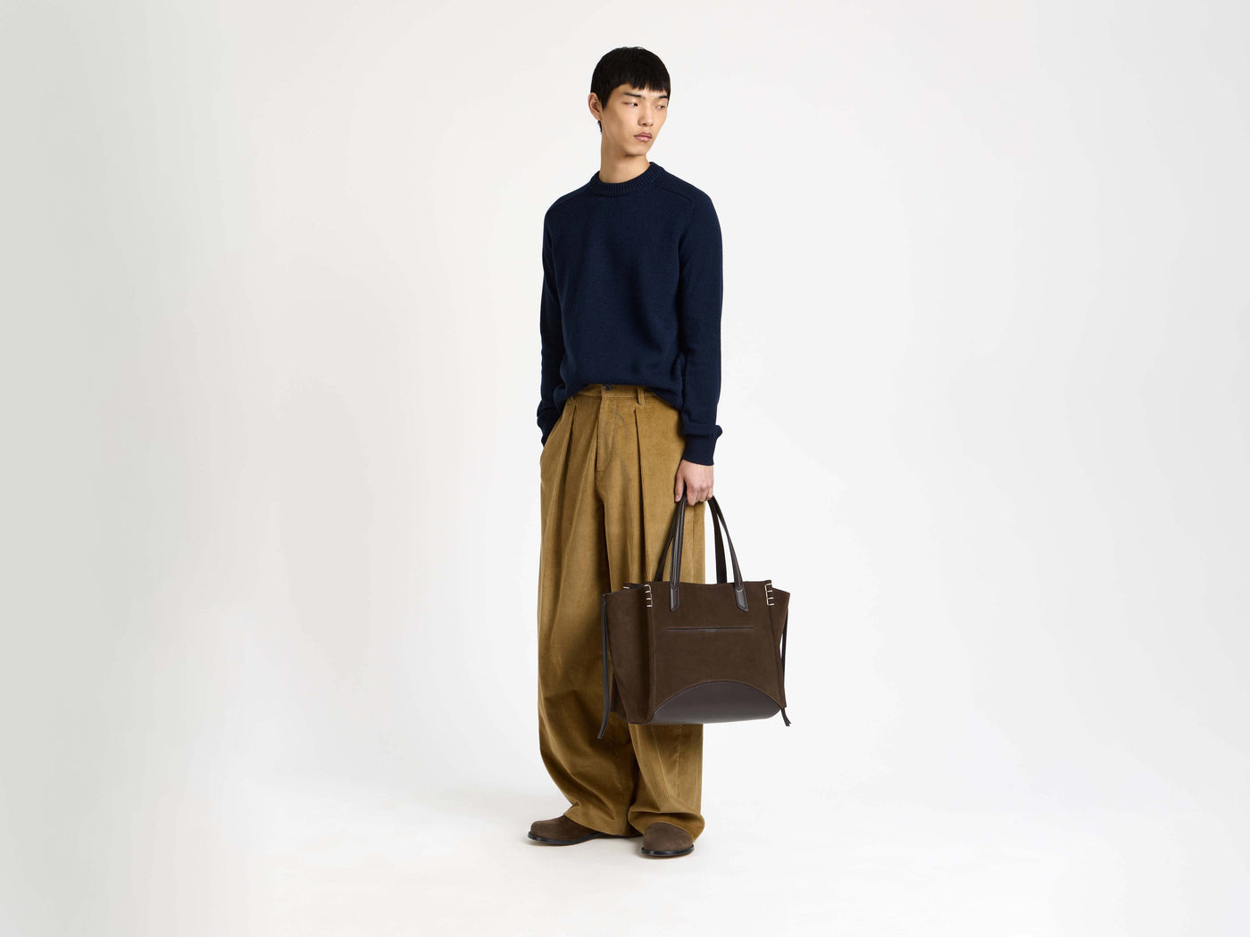 raglan jumper navy Model Detail 6