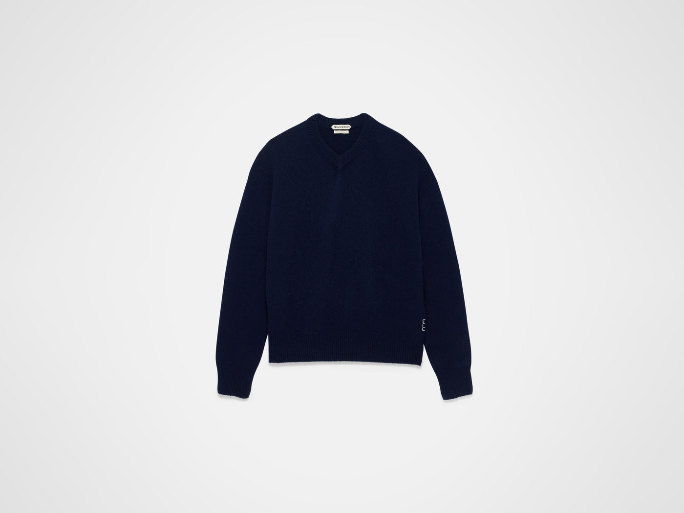 v neck jumper navy Product Front 6