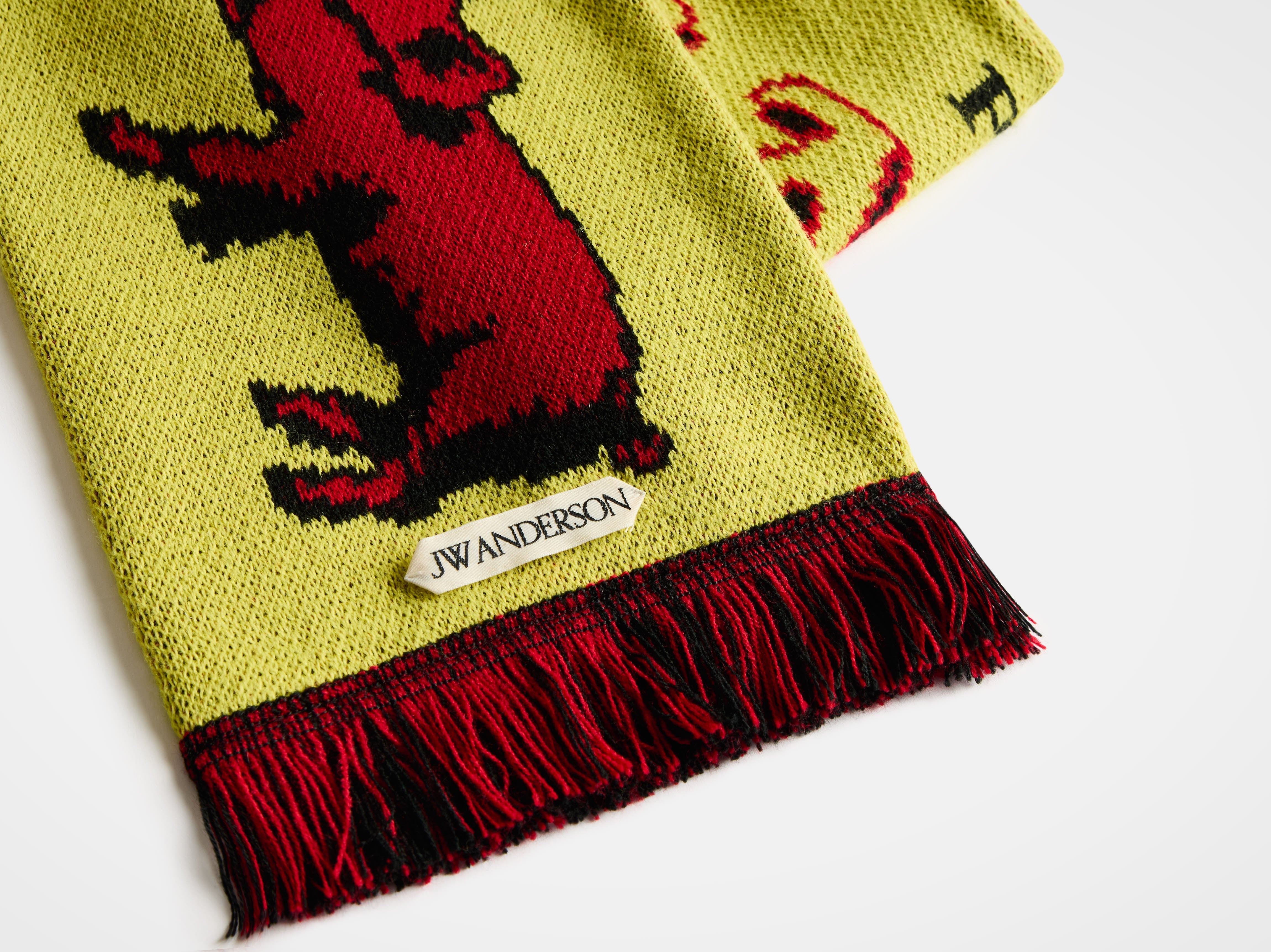 小物 FOOTBALL SCARF Custom Logo Cotton Football Scarves Club Knit Scarf Knitted