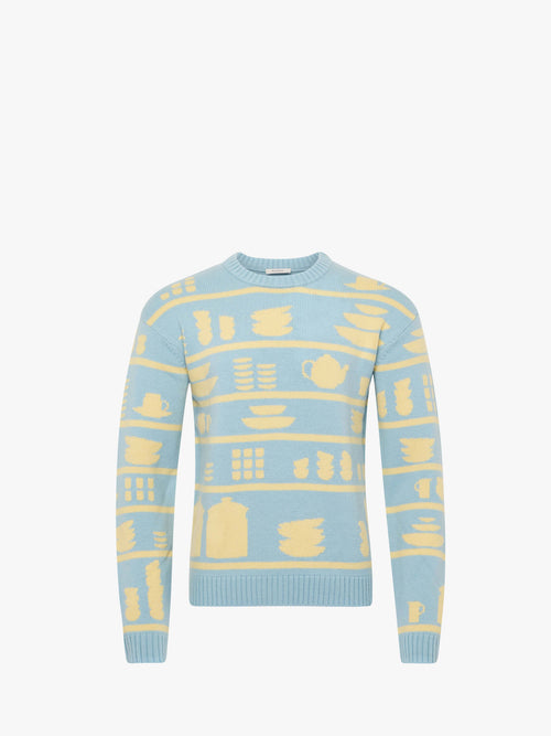 CROCKERY JACQUARD JUMPER