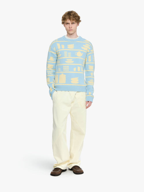 CROCKERY JACQUARD JUMPER