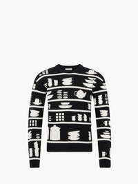 CL_CROCKERY JACQUARD JUMPER - LIGHT BLUE/BUTTERMILK_KW1431YN0379