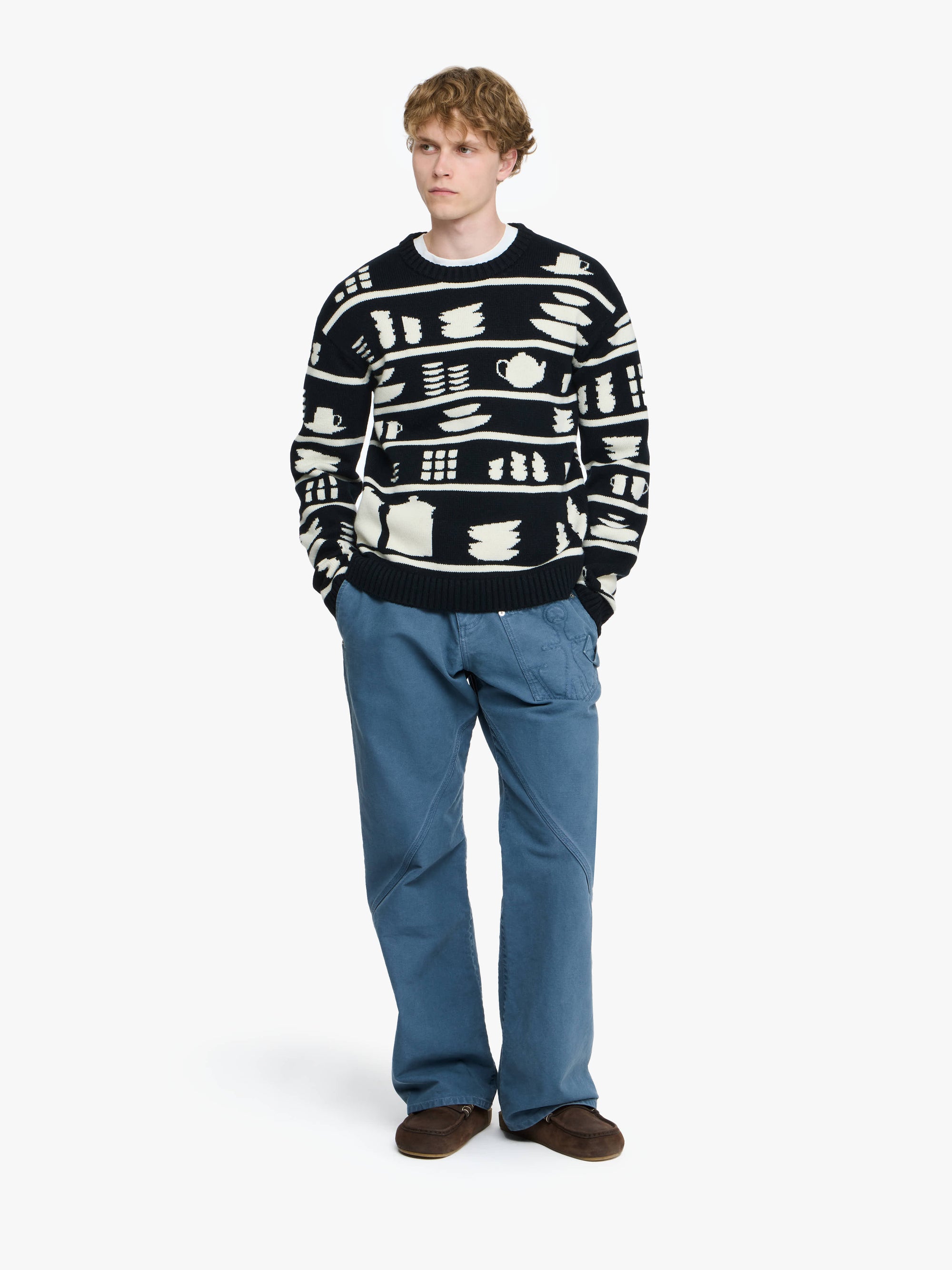 CROCKERY JACQUARD JUMPER