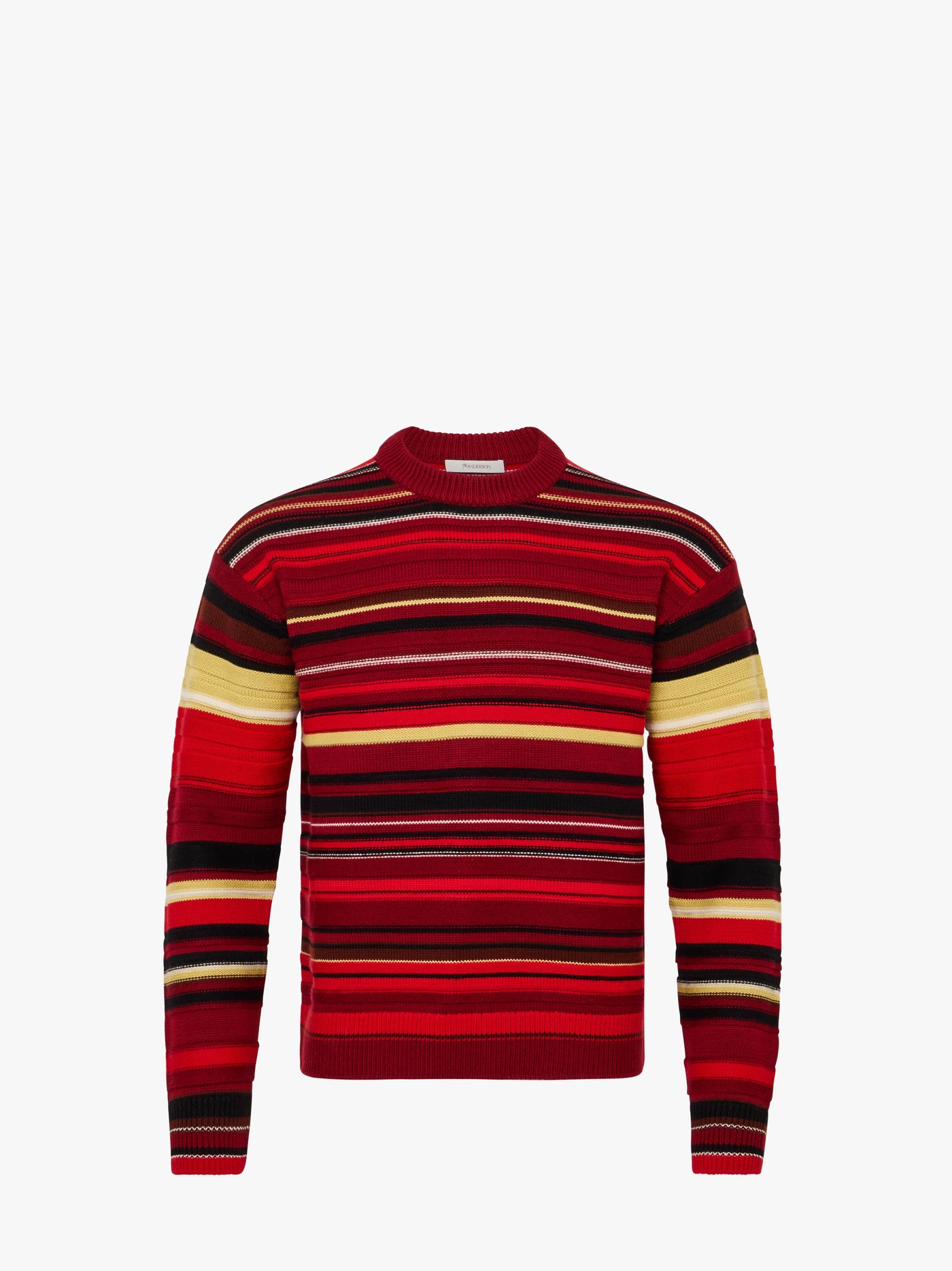 CL_MULTI STRIPE JUMPER - RED/ MULTI_KW1432YN0008