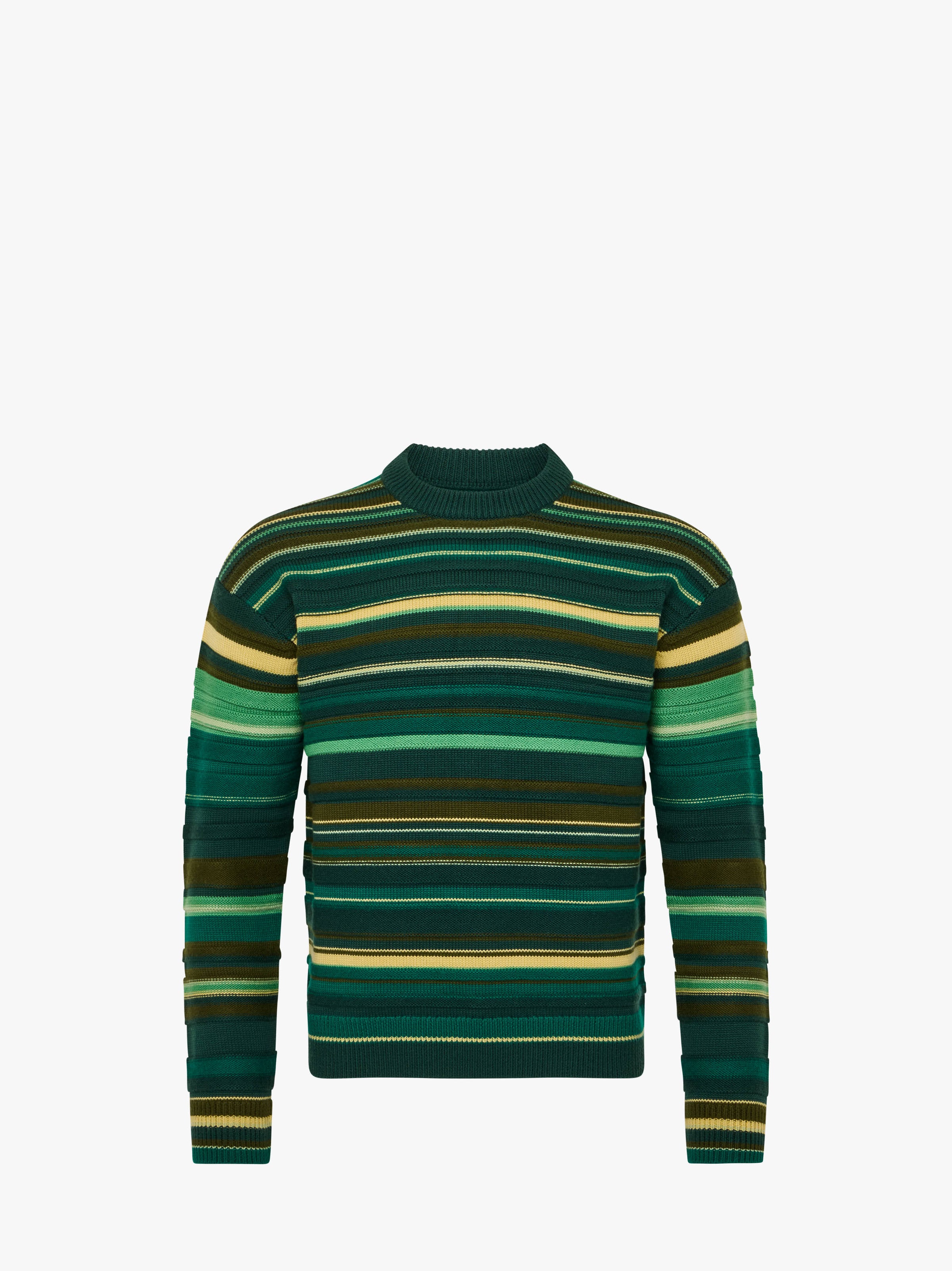 CL_MULTI STRIPE JUMPER - RED/ MULTI_KW1432YN0008