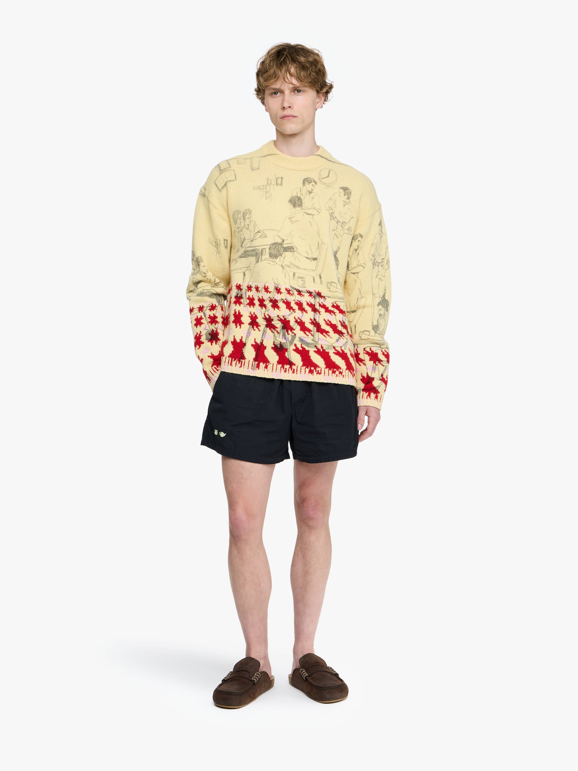 PRINT JACQUARD JUMPER
