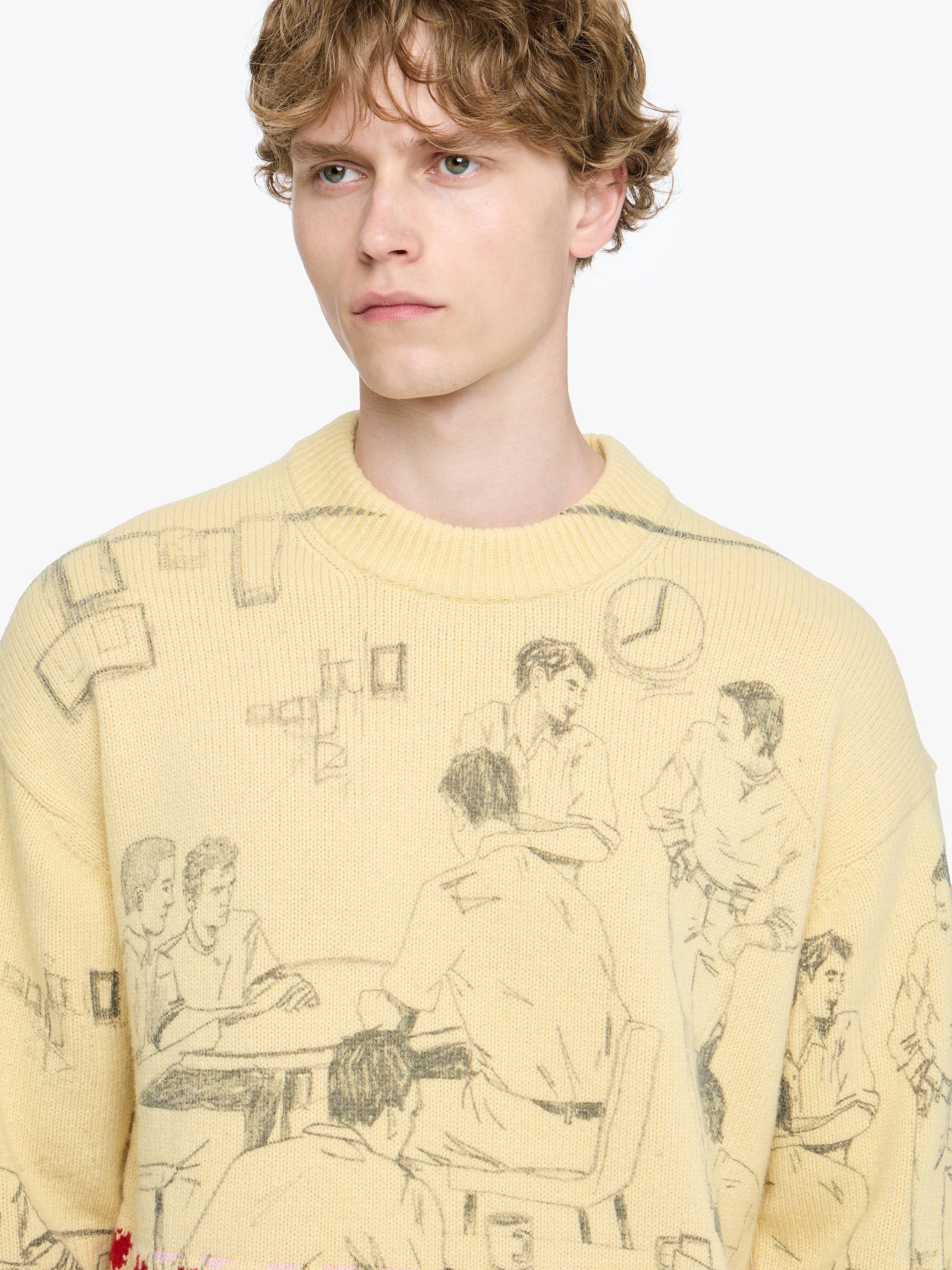 PRINT JACQUARD JUMPER