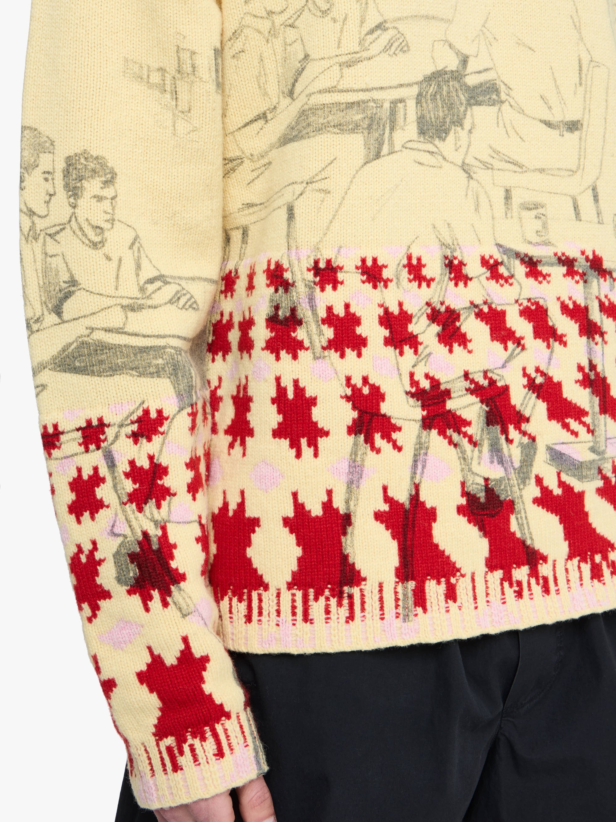 PRINT JACQUARD JUMPER