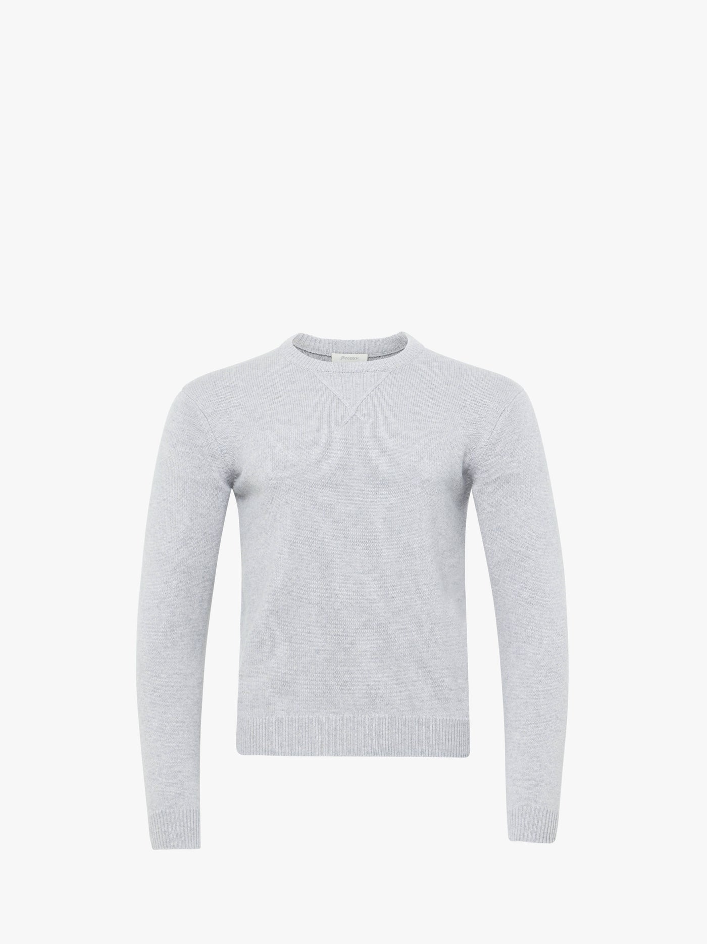 CL_JERSEY DETAIL JUMPER - LIGHT GREY MELANGE_KW1440YN0383
