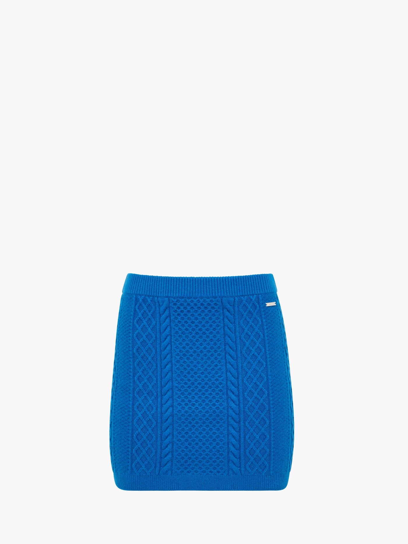 CL_CABLE KNIT MINI SKIRT - BRIGHT BLUE_KW1444YN0446