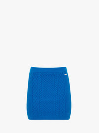 CL_CABLE KNIT MINI SKIRT - BRIGHT BLUE_KW1444YN0446