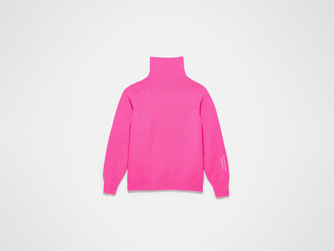 turtle neck jumper neon pink Product Front 5