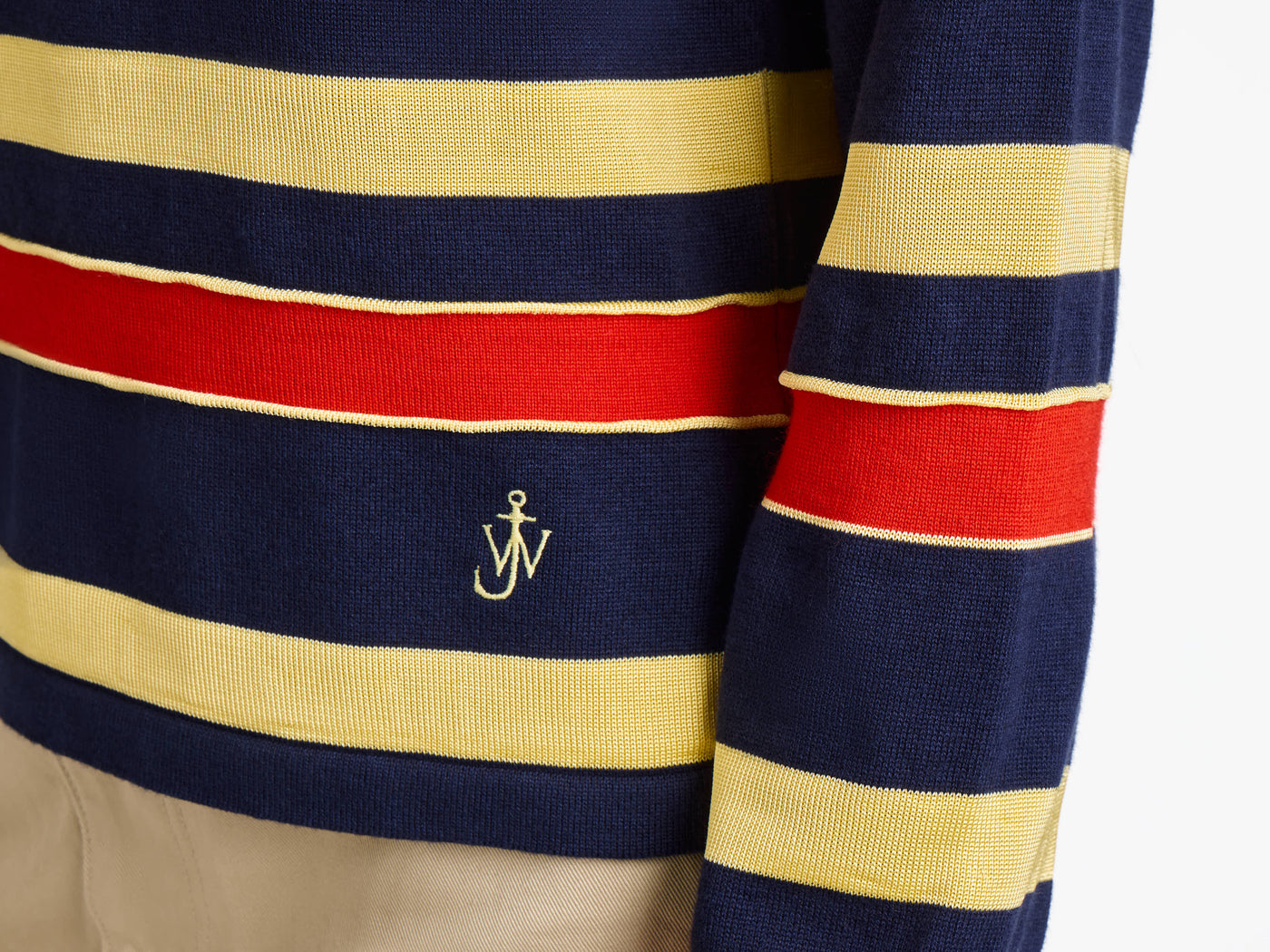 knitted rugby polo navy 1 Model Detail 7