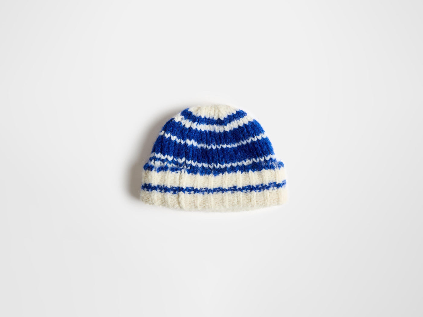 stripe beanie royal blue Product Back 5