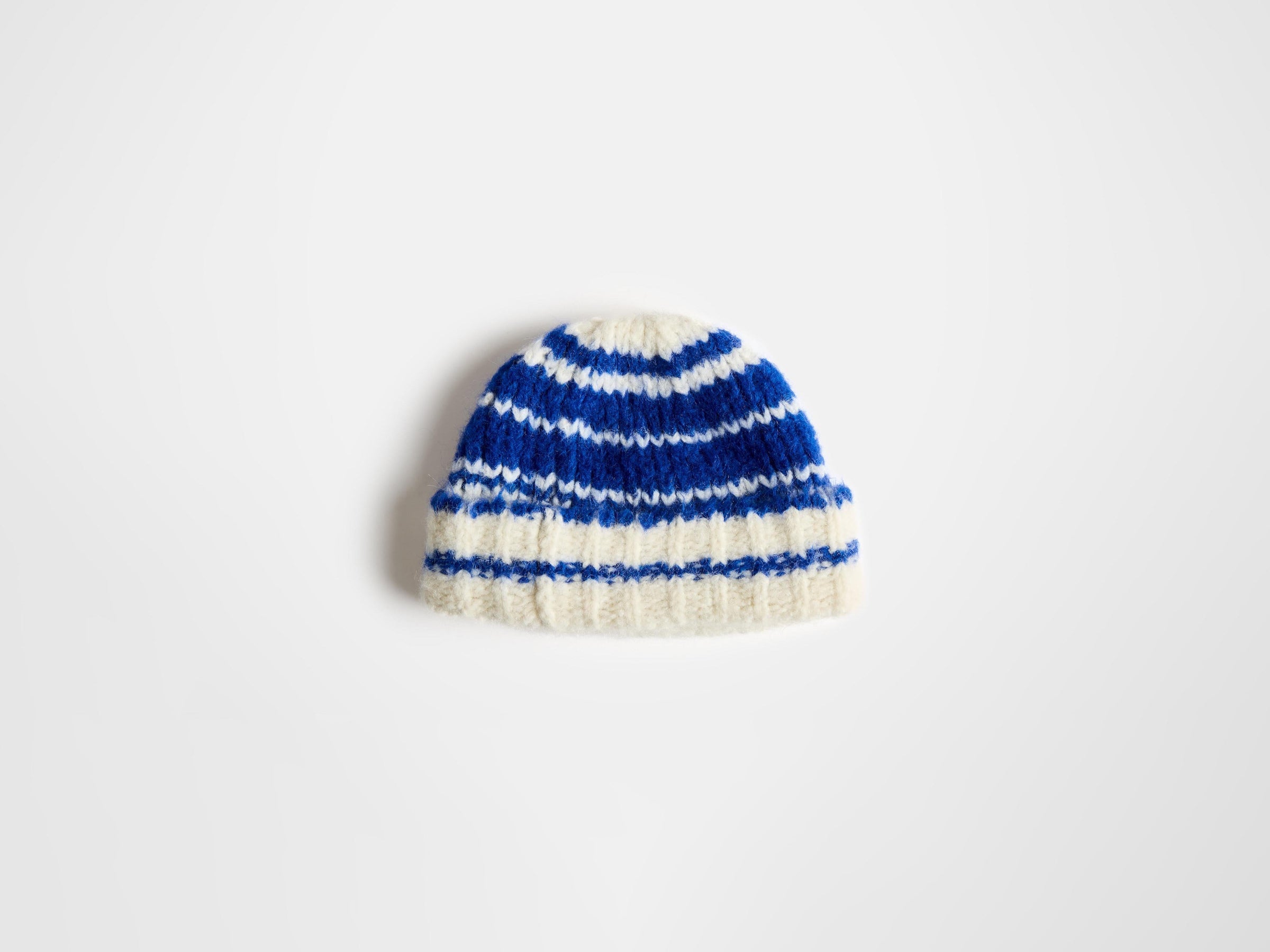 stripe beanie royal blue Product Back 5