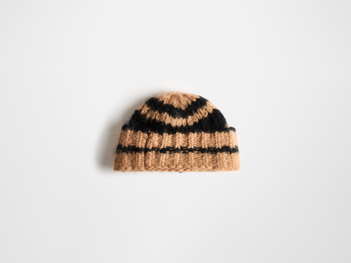stripe beanie black Product Back 5