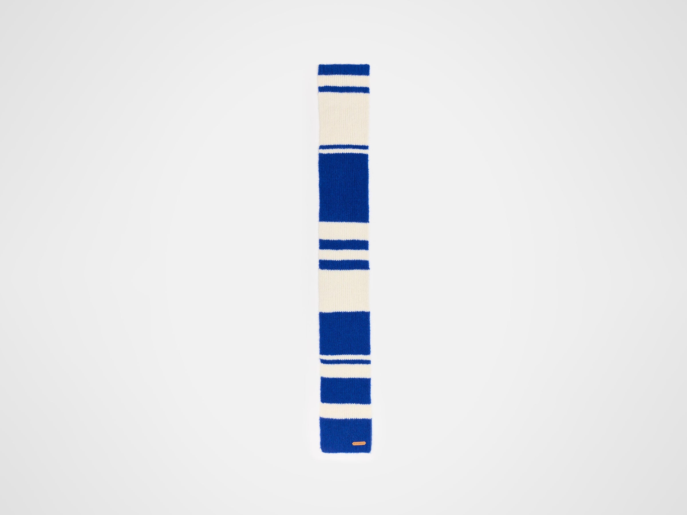 stripe scarf royal blue Product Front 4