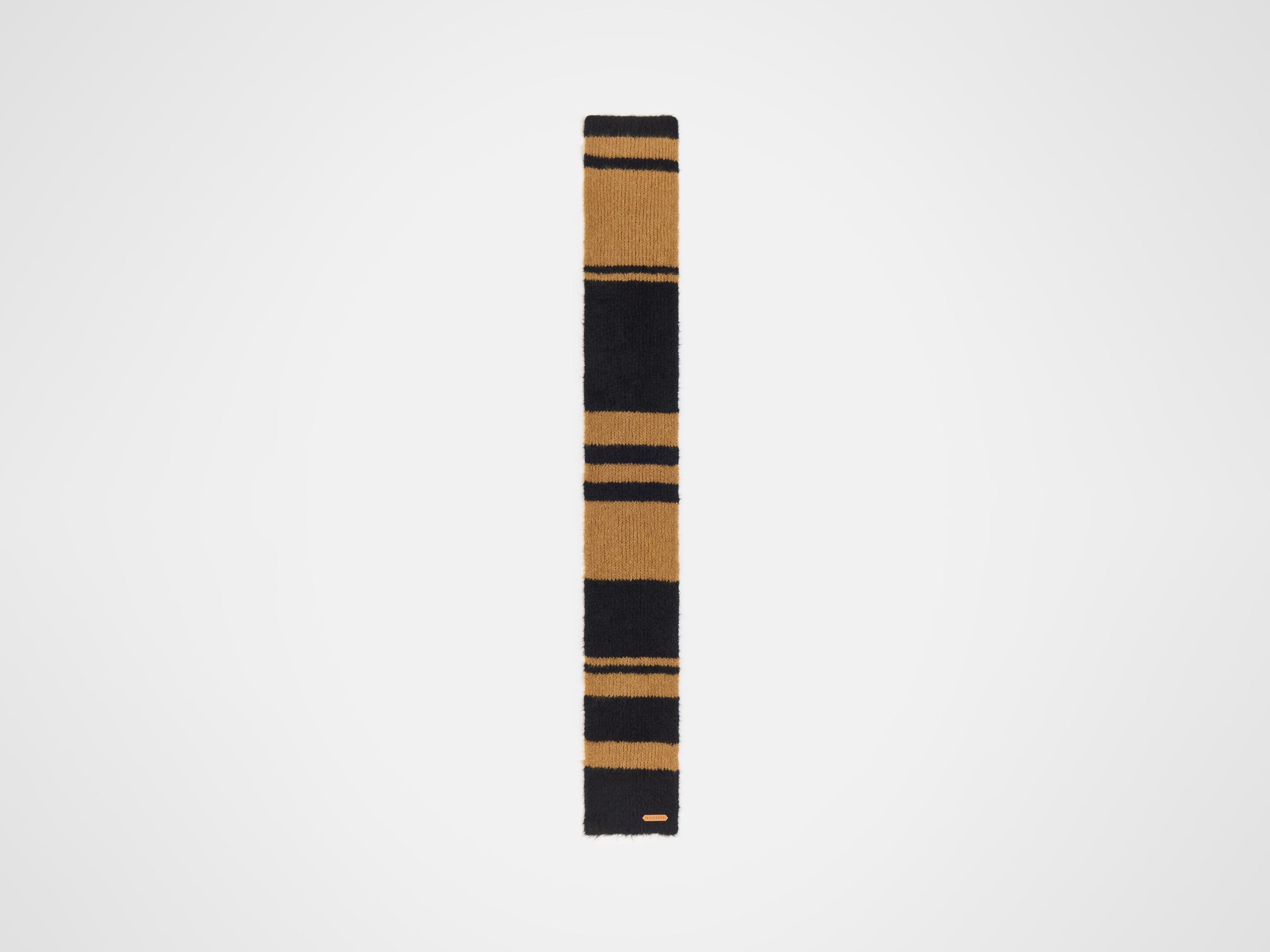 stripe scarf black Product Front 6